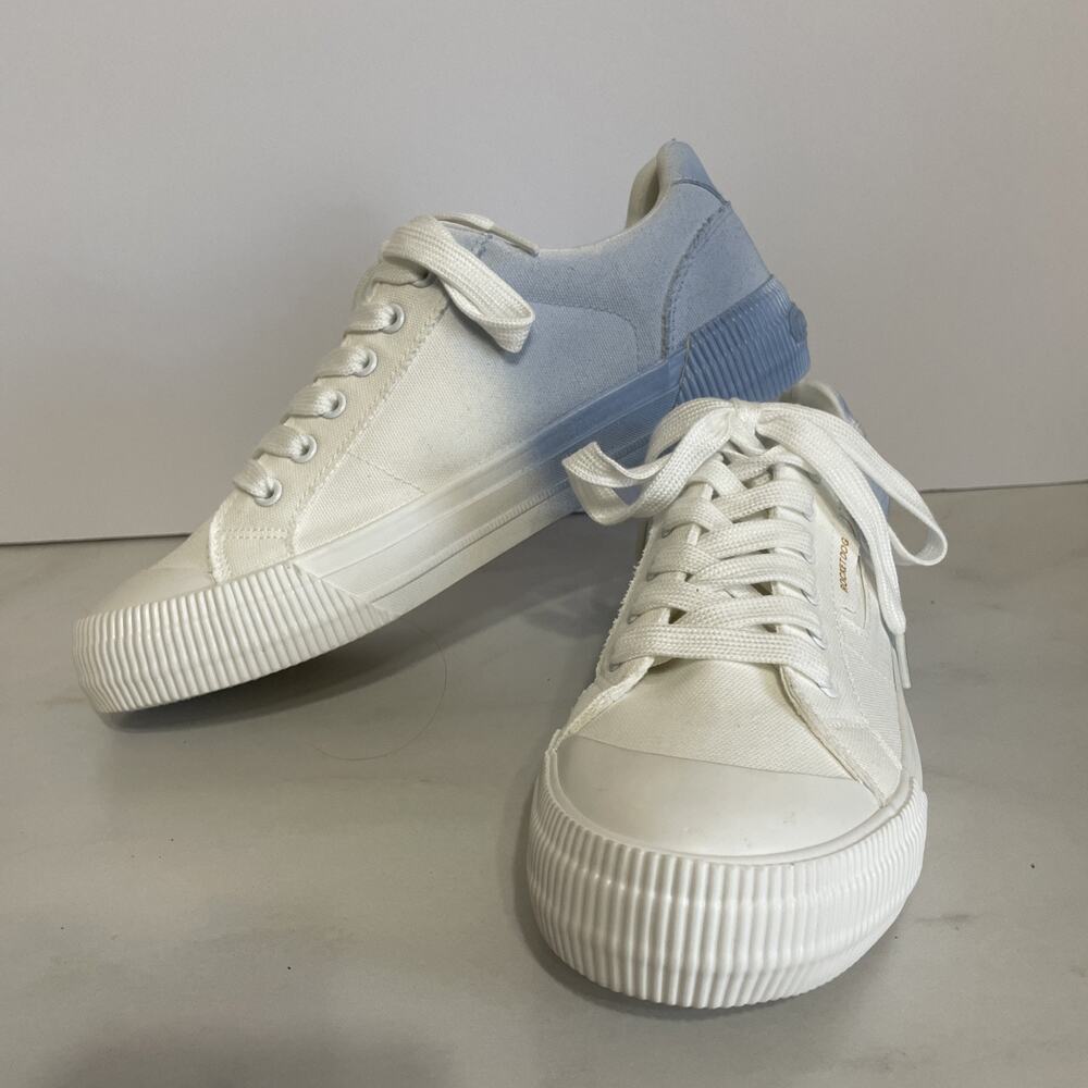 Rocket Dog Cheery Cotton Canvas Sneakers Women’s Size 11 Blue White Fade NEW - Picture 2 of 9